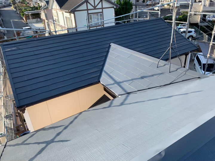 愛知県東郷町　屋根塗装工事　外壁塗装工事　シーリング工事　防水工事