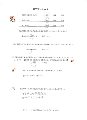 愛知県名古屋市緑区のお客様