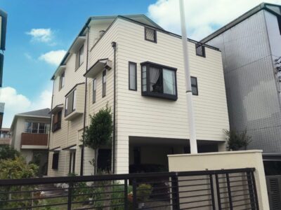 愛知県名古屋市千種区　外壁塗装工事　屋根塗装工事　シーリング工事