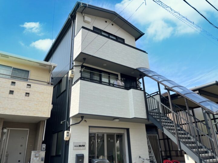 愛知県 中村区  外壁塗装工事     屋根塗装工事　シーリング工事   ♧