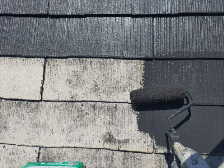 屋根/上塗り