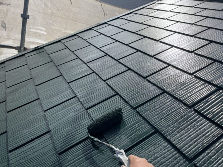 屋根/上塗り