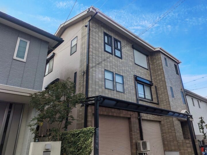 愛知県清須市　外壁塗装工事　屋根塗装工事　シーリング工事　♢