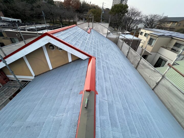 屋根板金/下塗り