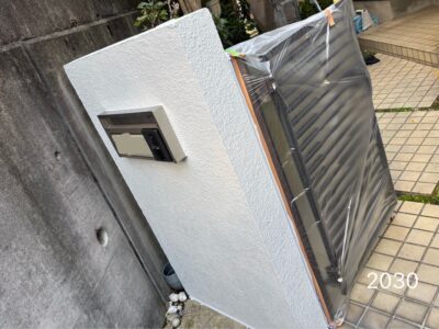 名古屋　守山区　外構塗装工事　♤