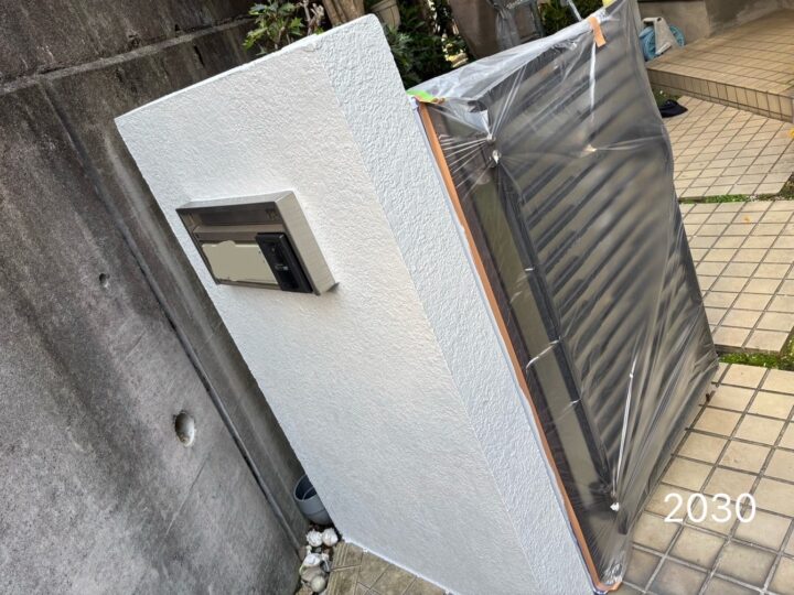 名古屋　守山区　外構塗装工事　♤