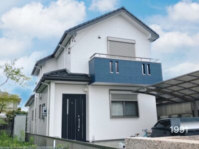 名古屋　守山区　外壁塗装工事　付帯部塗装工事　シーリング工事　防水工事　♤