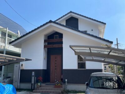 名古屋 守山区　外壁塗装工事　シーリング工事　付帯部塗装工事  ♢