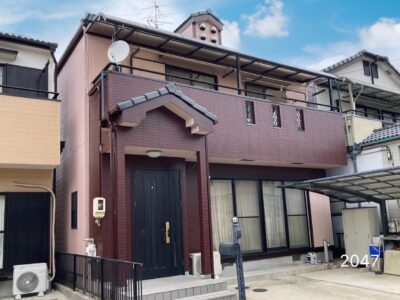 名古屋　守山区　外壁塗装工事　シーリング工事　付帯部塗装工事  ♢