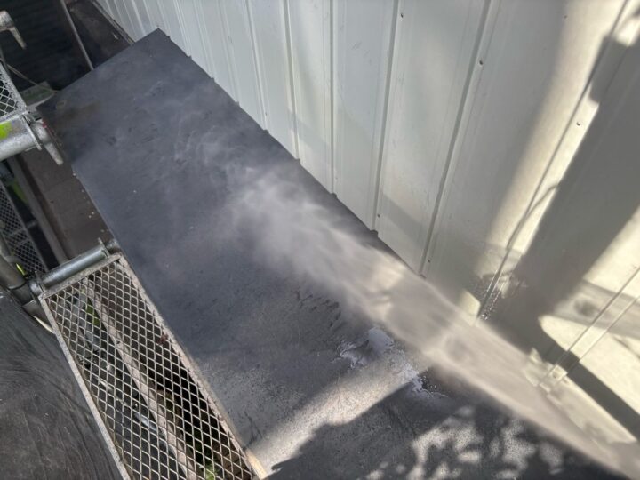 庇板金/高圧洗浄