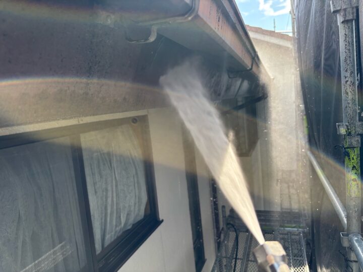 鼻隠し/高圧洗浄