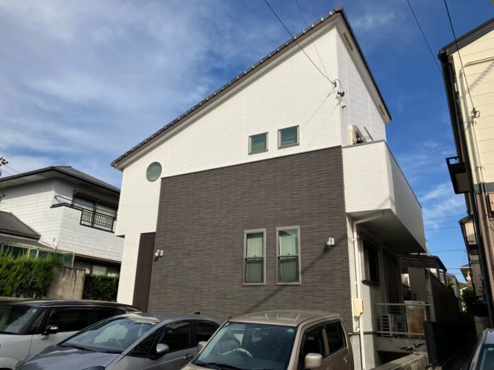 愛知県日進市　外壁塗装工事　シーリング工事　防水工事