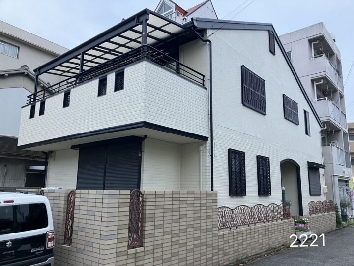 名古屋　千種区　外壁塗装工事　付帯部塗装工事　シーリング工事　♤