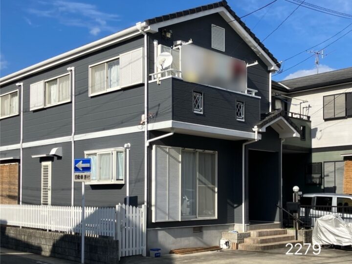 名古屋　名東区　外壁塗装工事　　付帯部塗装工事　シーリング工事　♤