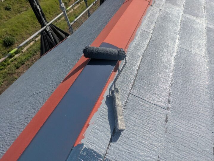 屋根板金/中塗り