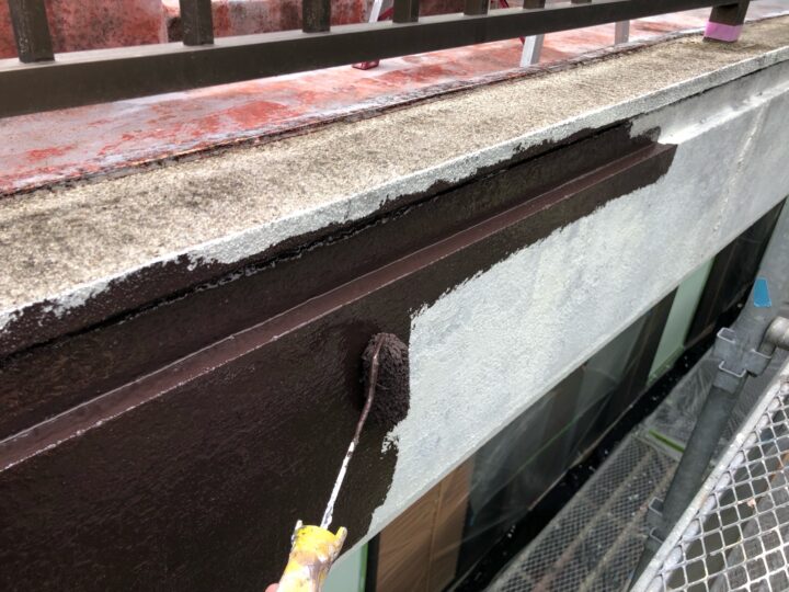 パラペット/中塗り