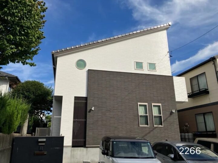 愛知　日進市　外壁塗装工事　付帯部塗装工事　シーリング工事　♤