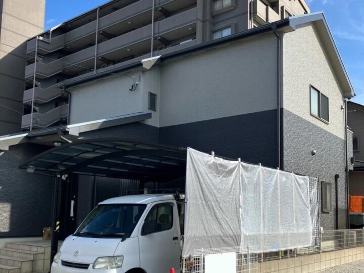 名古屋　守山区　外壁塗装工事　屋根塗装工事　付帯部塗装工事　シーリング工事　♤