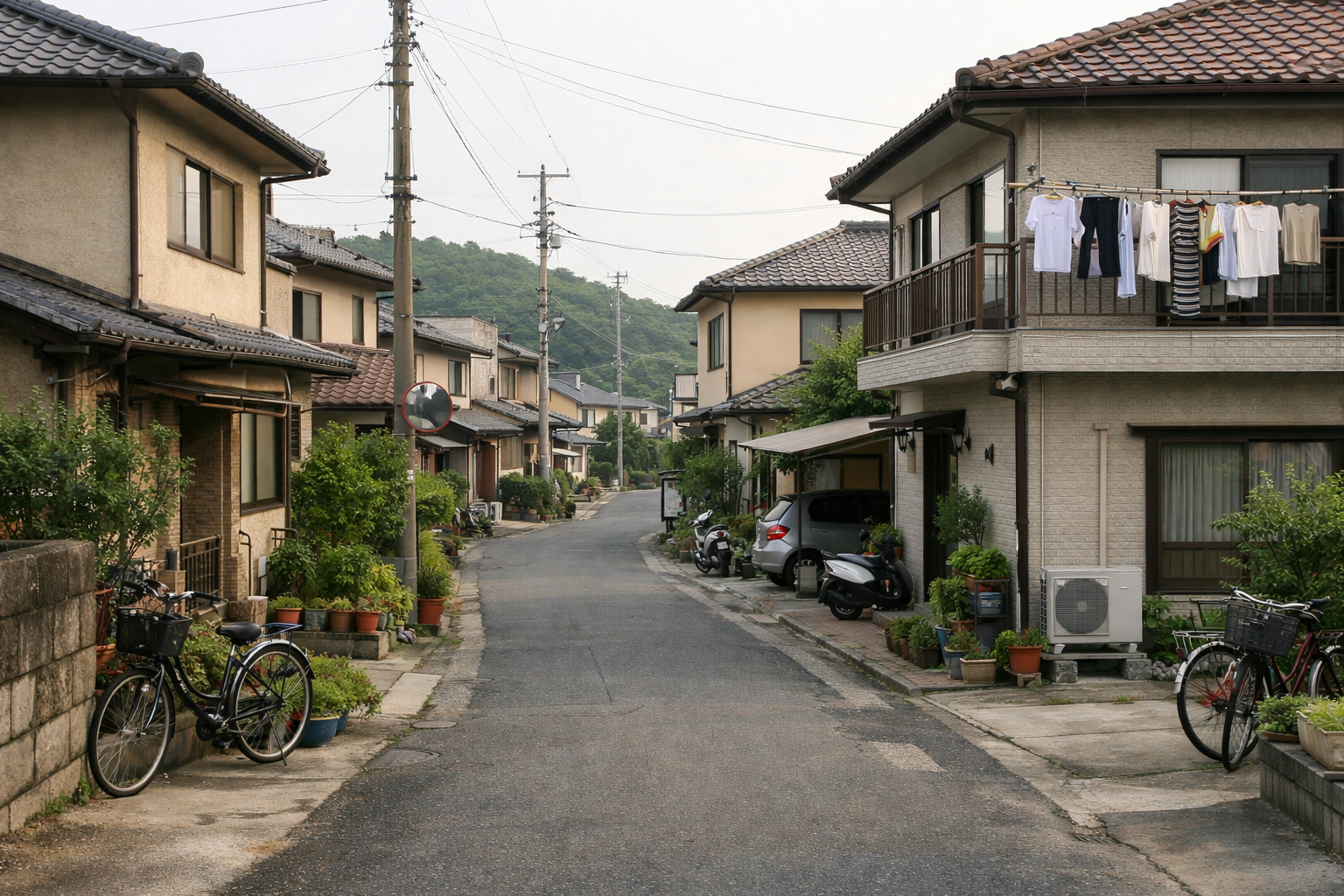 守山区で外壁塗装業者を検討している街並みのイメージ