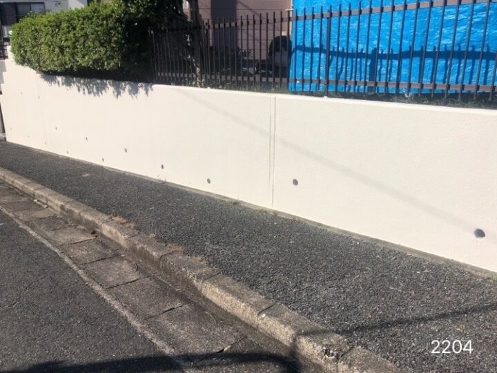 名古屋　守山区　外構塗装工事 ♤