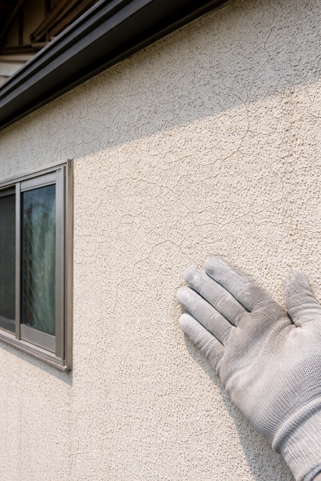 名東区で外壁の劣化が気になり始めた住宅のイメージ