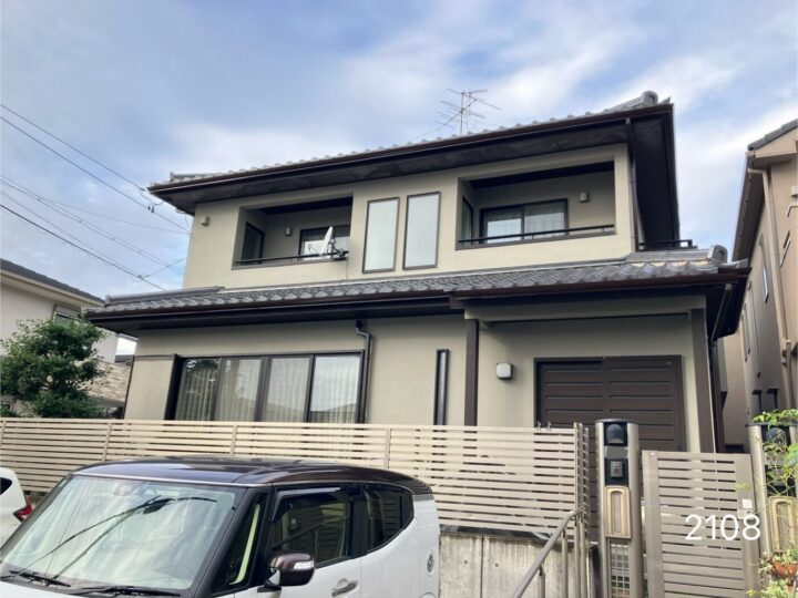 名古屋昭和区　外壁塗装工事　付帯部塗装工事　シーリング工事 ♤