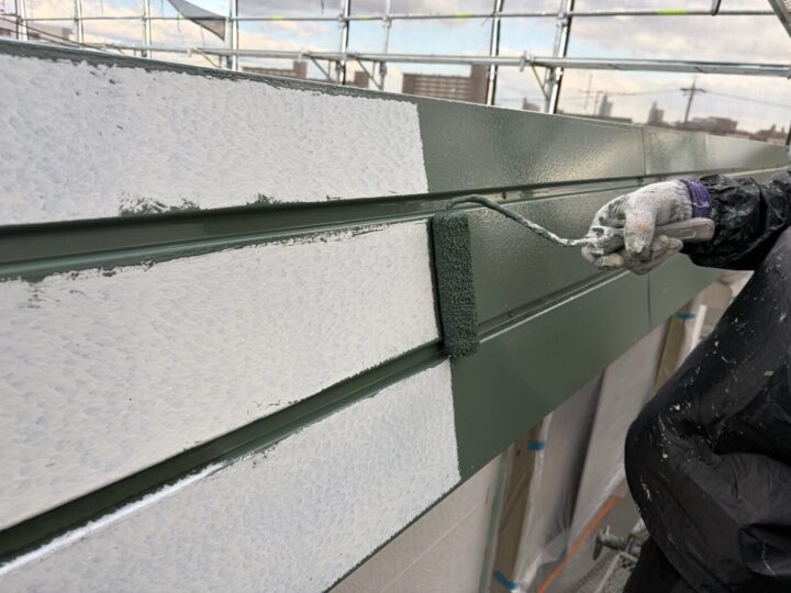 パラペット/中塗り