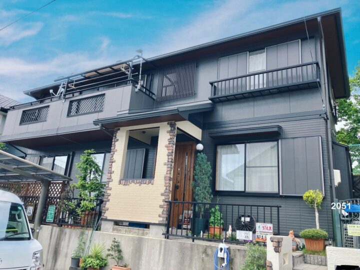 【愛知県尾張旭市】外壁塗装 付帯部塗装 シーリング工事 〇