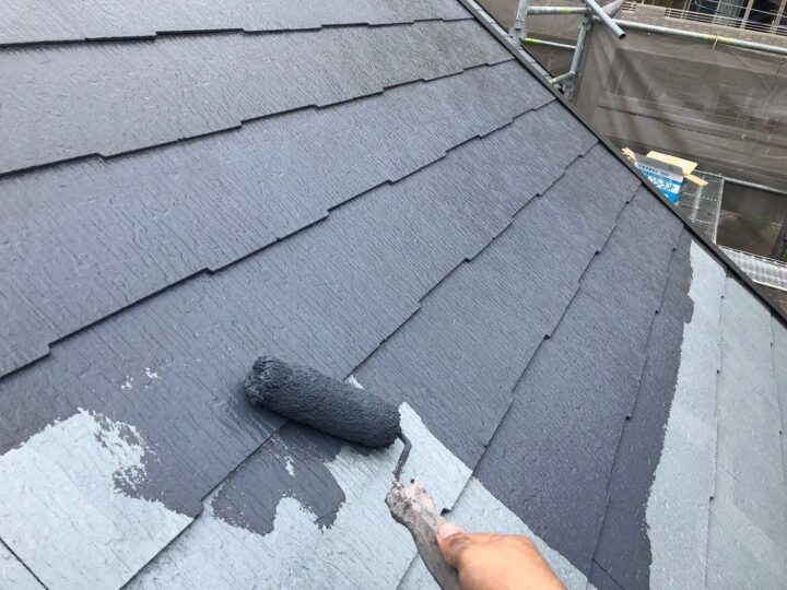 中塗り/中塗り材を塗布する工程です。