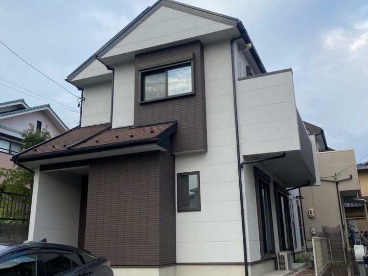 【愛知県尾張旭市】外壁塗装 付帯部塗装 防水工事　シーリング工事♤