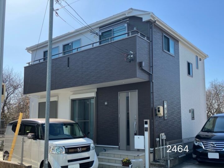 愛知 日進市　外壁塗装工事　シーリング工事　付帯部塗装工事　〇