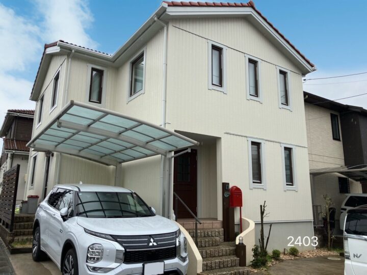 名古屋 守山区　外壁塗装工事　付帯部工事　シーリング工事  ♢