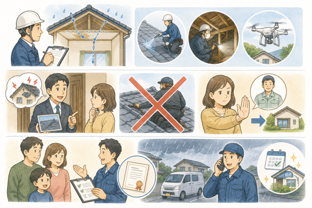雨漏りを再発させない!瀬戸市での失敗しない業者選び