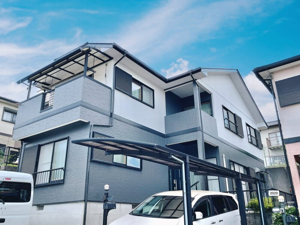 事例4:フッ素塗料による外壁塗装・屋根塗装