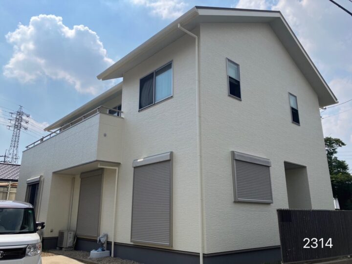【名古屋市守山区】外壁塗装工事 付帯部塗装工事 シーリング工事