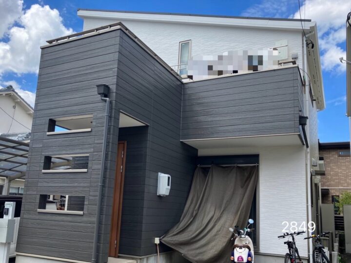【名古屋市守山区】木目調サイディングを美しく再生！白とウィザードコッパーのコントラストが際立つ外壁塗装工事